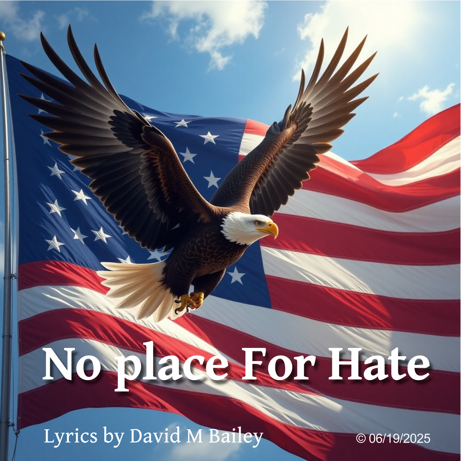 AI generated image for the song No Place For Hate