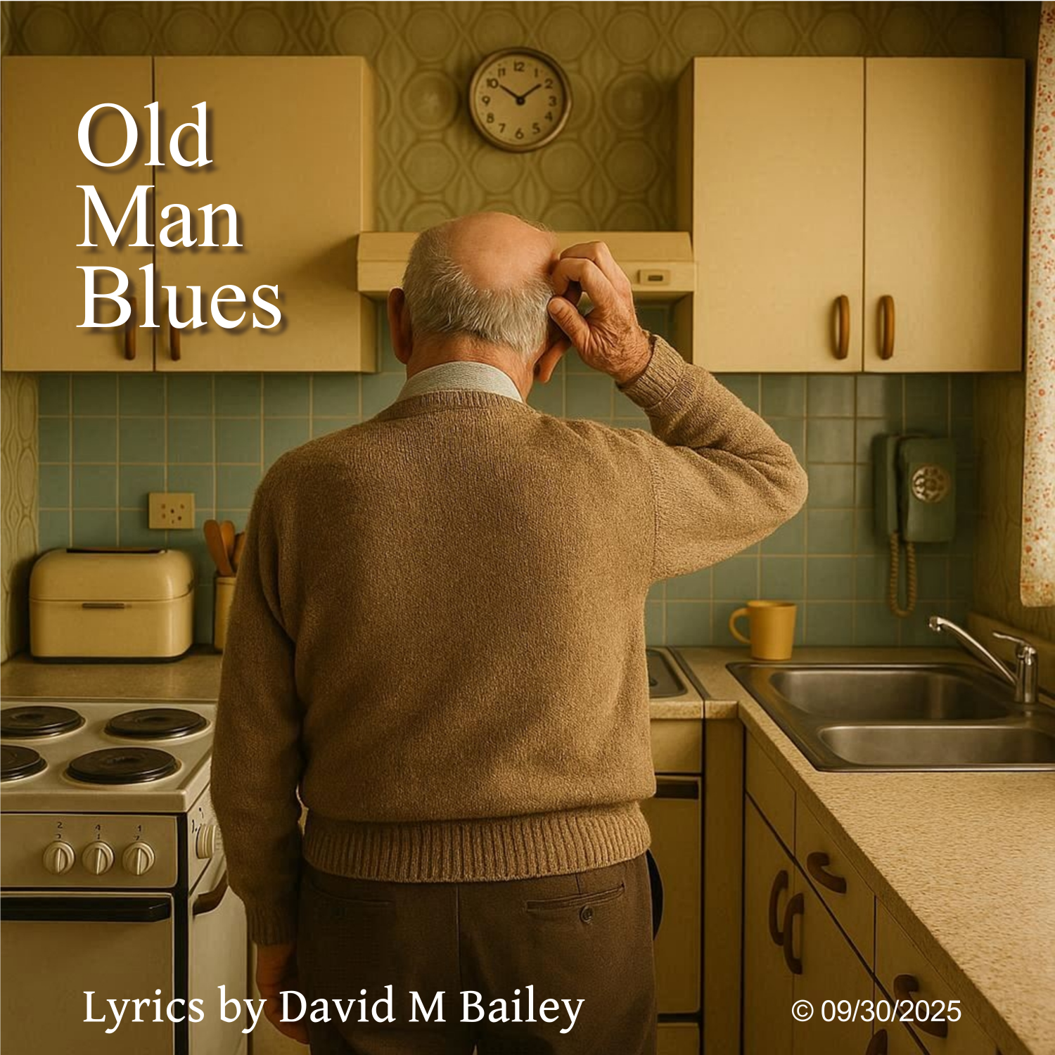 AI generated image for the song Old Man Blues